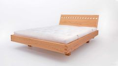 Suspended bed Exil with headboard "recesses" (Mattress not included in price)