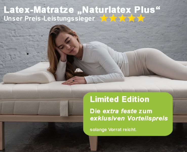 (A635) Mattress Naturlatex Plus, 100x200cm