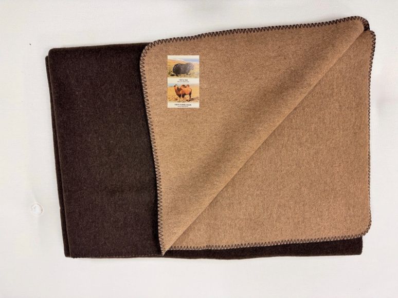 Wool Blanket, Yak & Camel