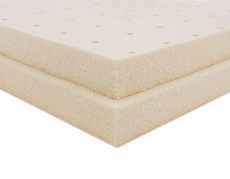(R742) Twin5k rubber matress, with washable cover, 140x200cm