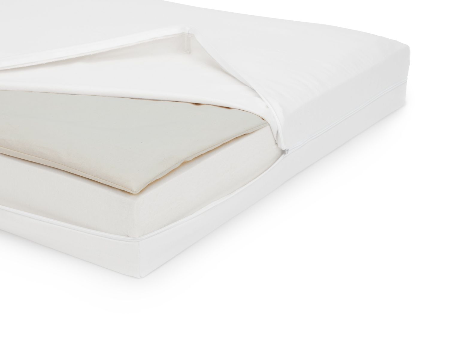 Natural latex mattress care with washable cover