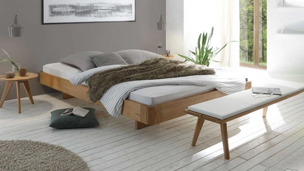 The Floating Bed Airo Striking In, Queen Size Wood Bed Frame Without Headboard