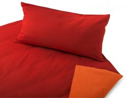 Pillowcase Fine Beaver, dark red/orange