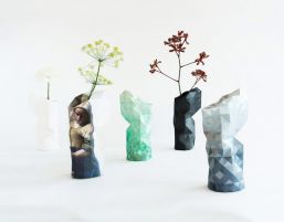 Paper vase by Pepe Heykoop - water-resistant paper