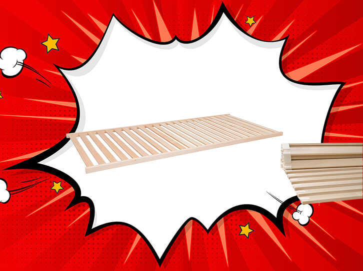 Slatted frame Promotion